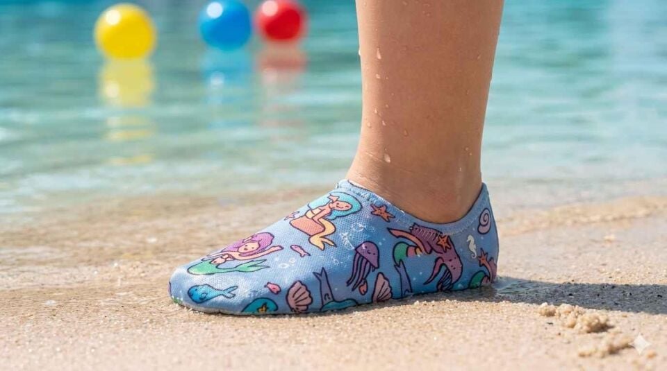 GrippToes Kaymaz Damla Tabanlı Deniz&Havuz Çorabı E1 Çok Renkli - 33-35