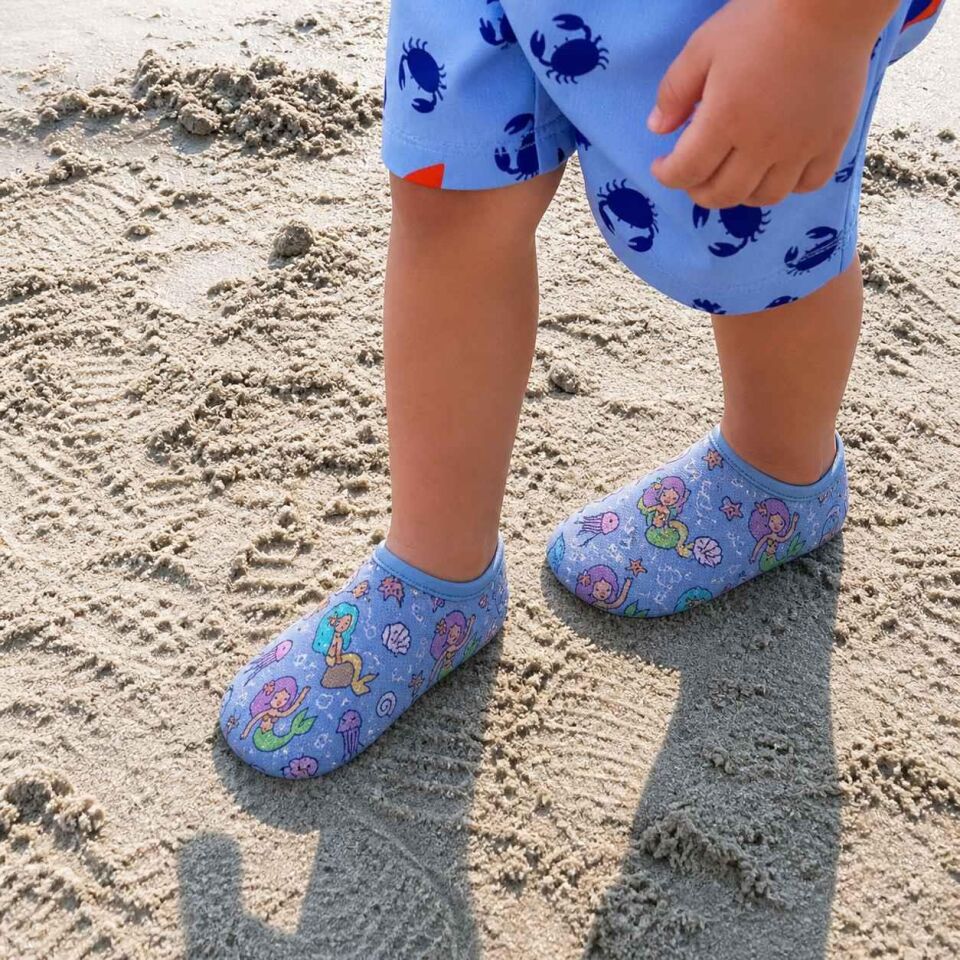 GrippToes Kaymaz Damla Tabanlı Deniz&Havuz Çorabı E1 Çok Renkli - 33-35