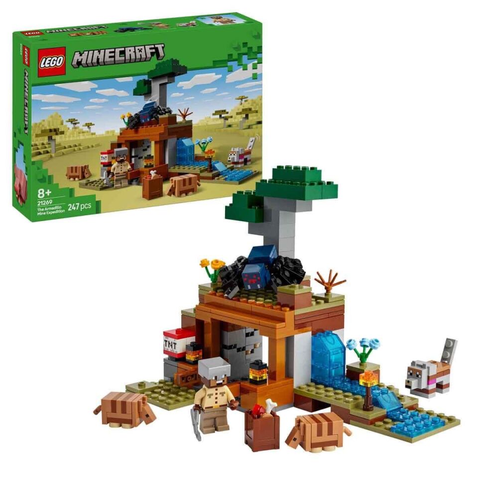 Lego 21269 Minecraft Armadillo Maden Keşfi