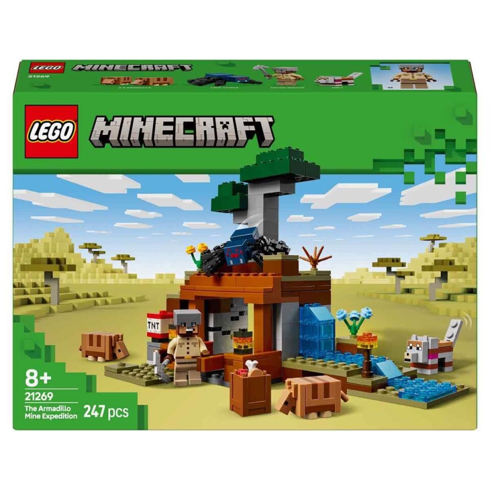 Lego 21269 Minecraft Armadillo Maden Keşfi