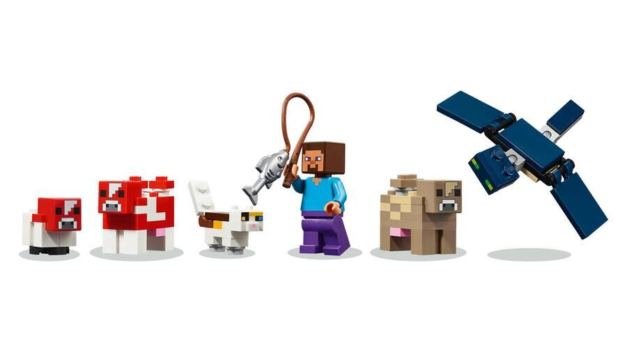 Lego 21270  Minecraft Mooshroom Evi