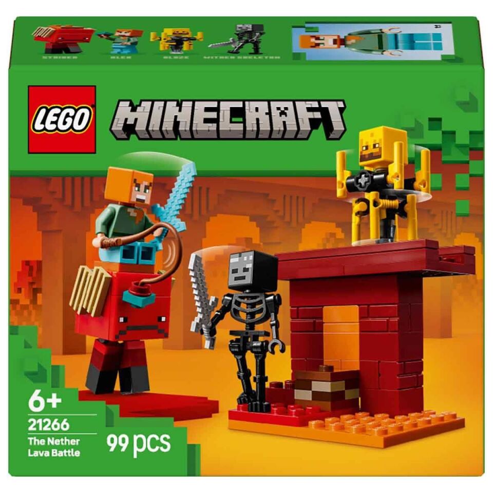 Lego 21266  Minecraft Nether Lav Savaşı