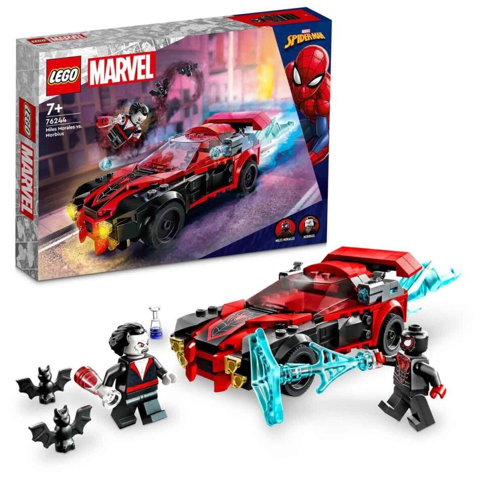 Lego Marvel Miles Morales Morbiusa Karşı 76244
