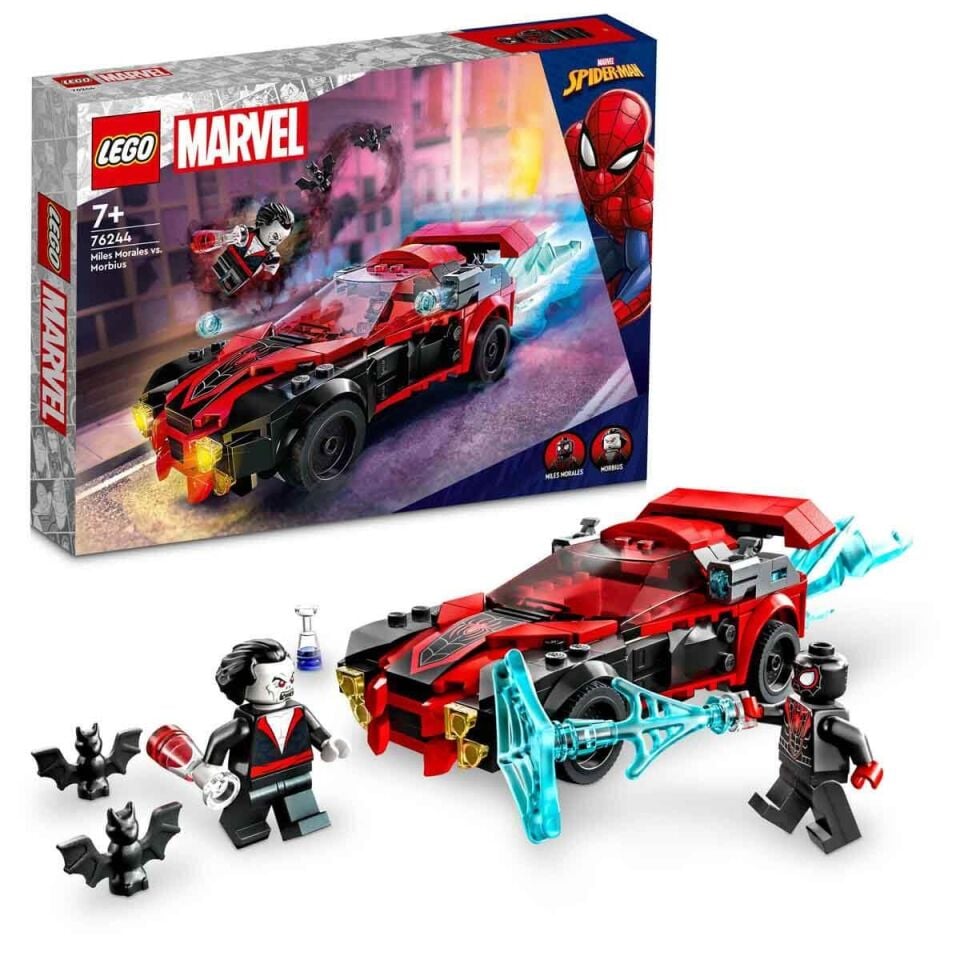 Lego Marvel Miles Morales Morbiusa Karşı 76244
