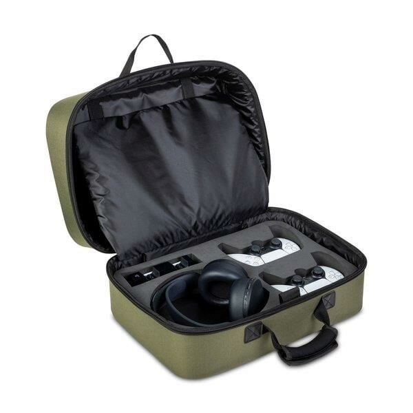 Classone Gladiatör G5 Serisi Oyun Konsolu Taşıma Çantası Yeşil