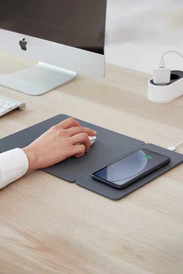 POUT Hands 3 Split 2in1 Wireless Şarjlı Mouse Pad