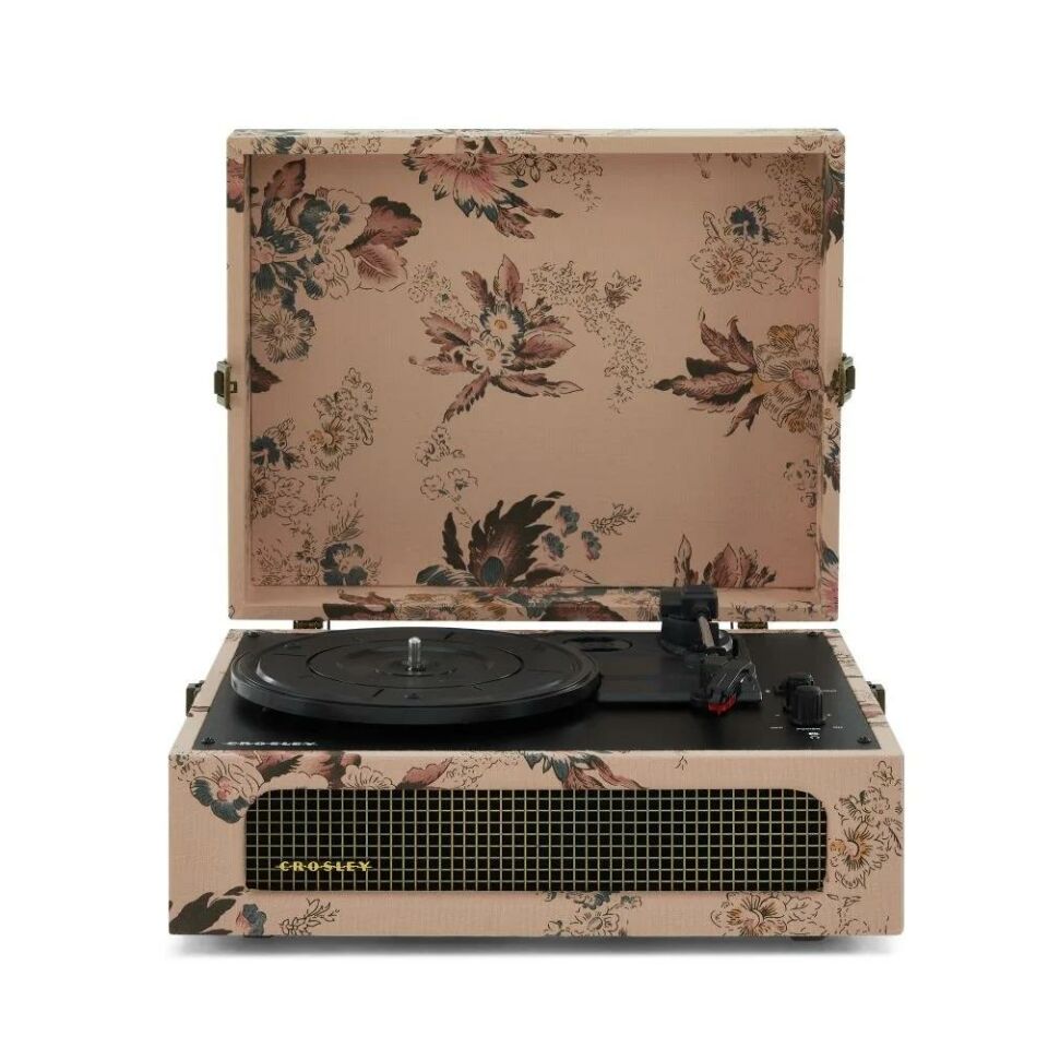 Crosley Voyager Bluetooth Pikap Floral