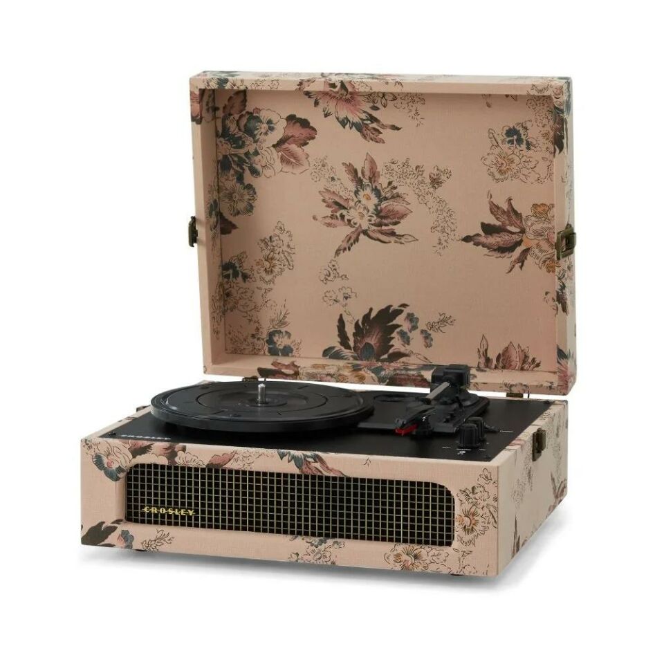 Crosley Voyager Bluetooth Pikap Floral