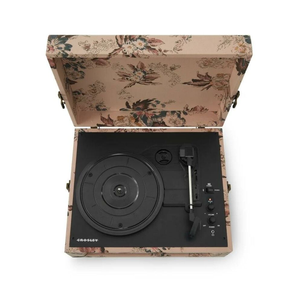 Crosley Voyager Bluetooth Pikap Floral