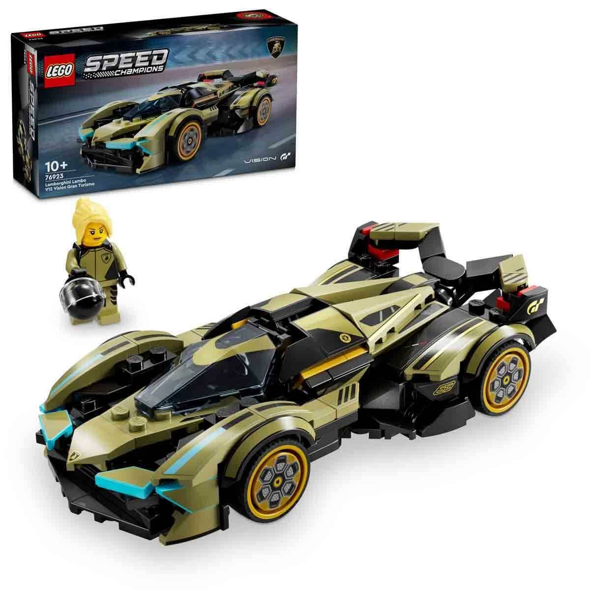 LEGO Speed Champions Lamborghini Lambo V12 Vision GT Süper Araba 76923