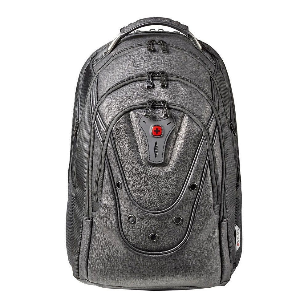 Wenger Ibex 125Th Leather Backpack Siyah