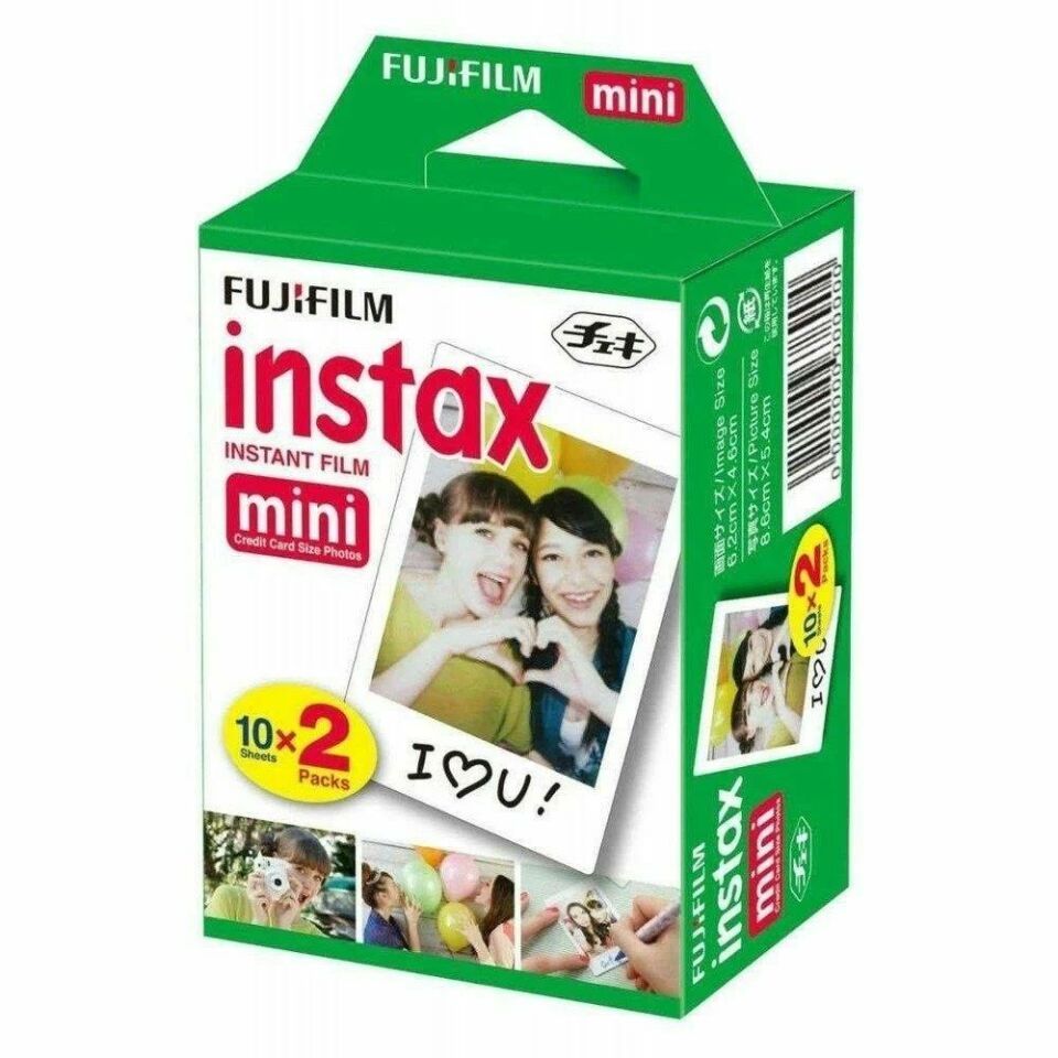 İnstax Mini LiPlay Şipşak Fotoğraf Makinesi + 20'li Film Hediye Siyah