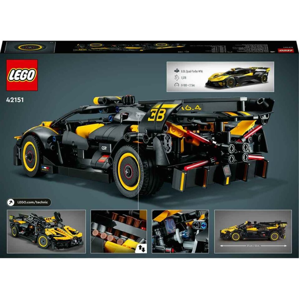 LEGO Technic Bugatti Bolide 42151 - 905 Parça