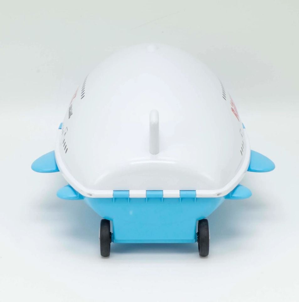 Ridaz Airline - Uçak Modeli Çocuk Valizi Beyaz