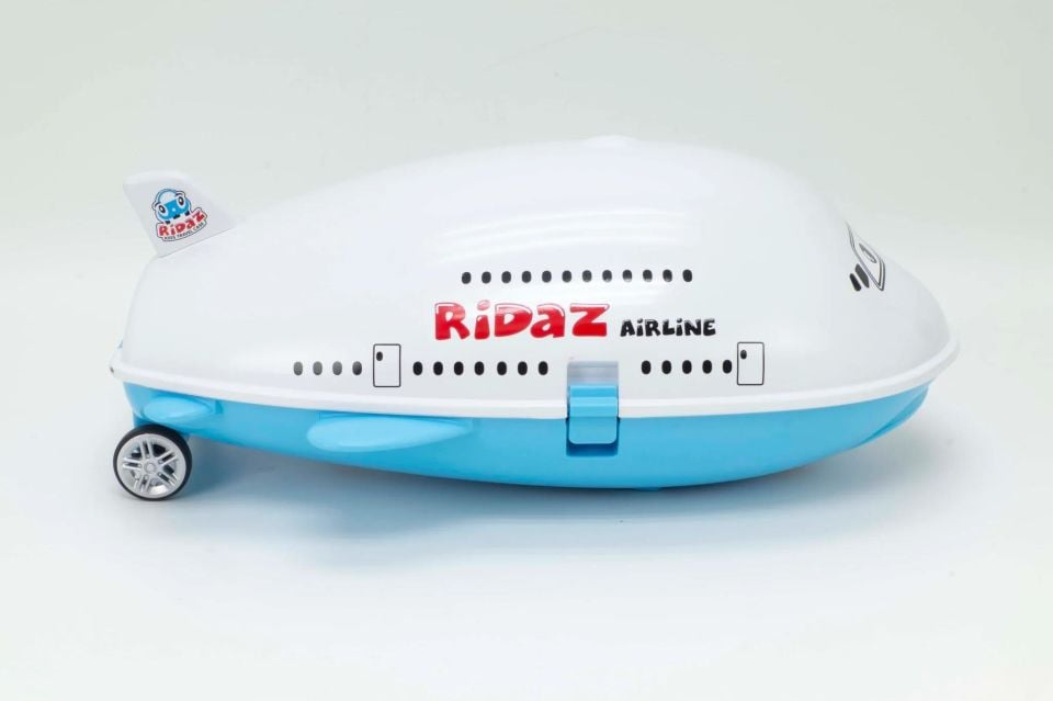 Ridaz Airline - Uçak Modeli Çocuk Valizi Beyaz